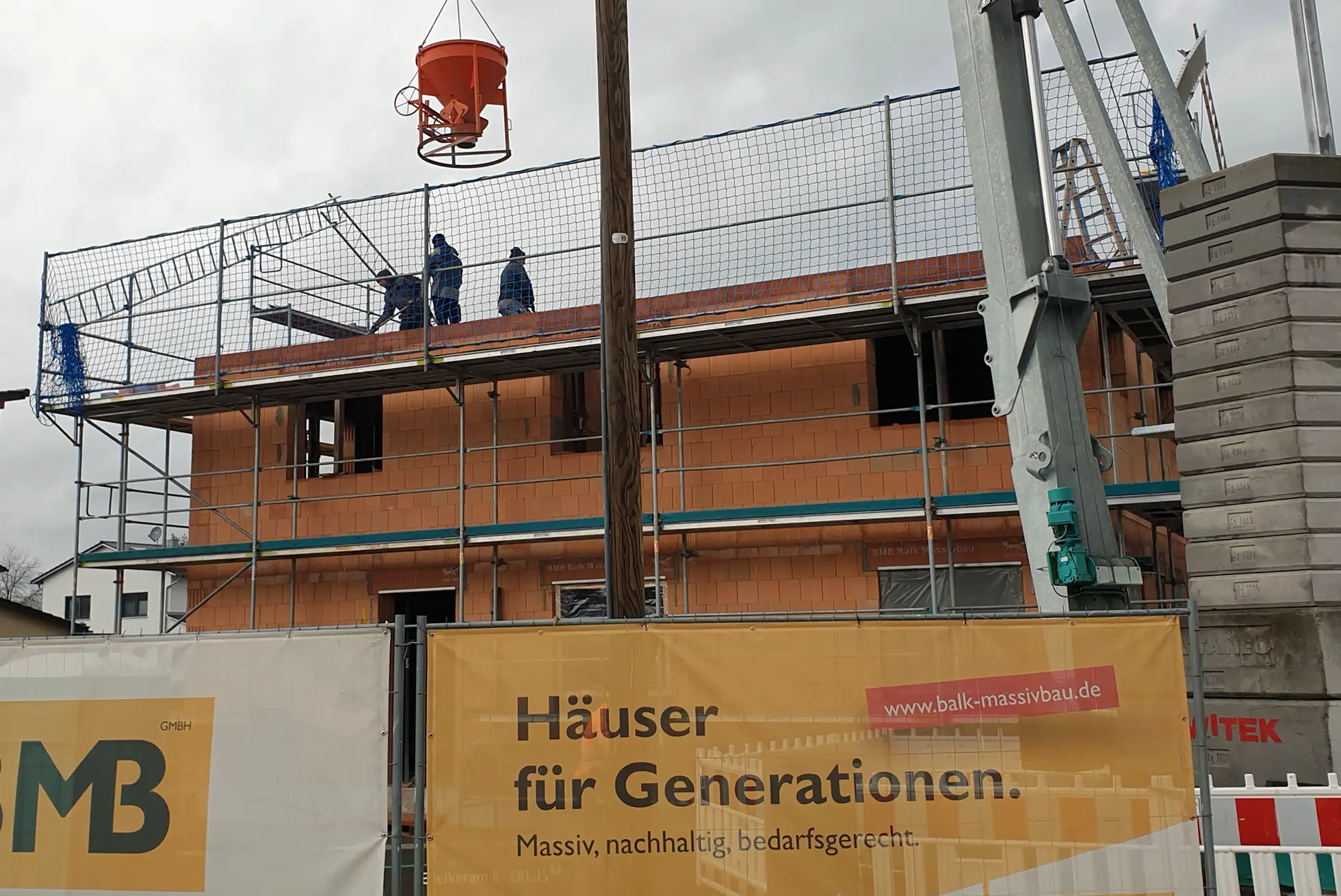 Rohbau Einfamilienhaus