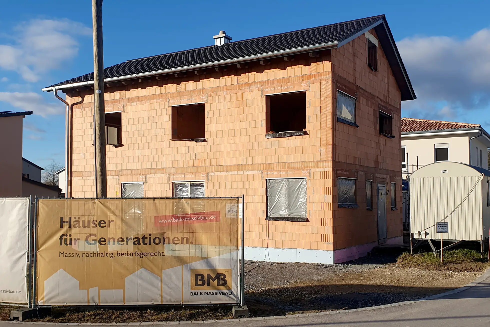 Rohbau Einfamilienhaus